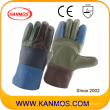 Rainbow Cowhide Furniture Industrial Safety Leather Work Gloves (31010)